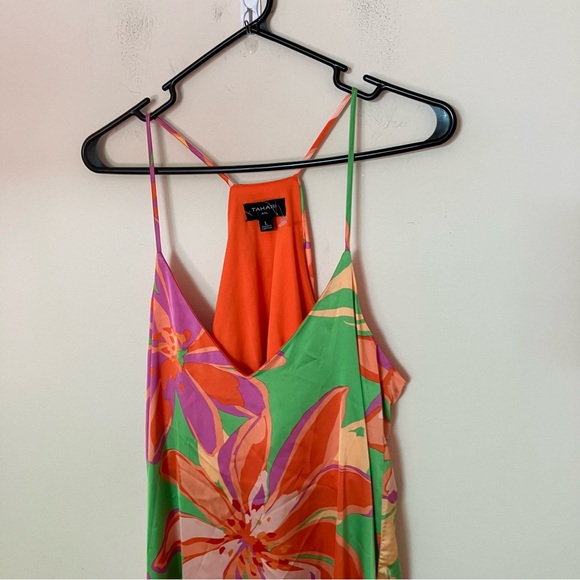 Tahari ASL NWT's Women's Floral Print Razorback - Picture 5 of 11